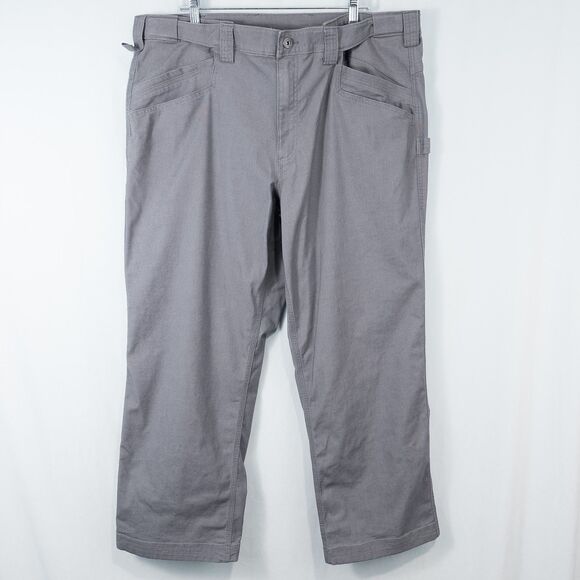 Duluth Trading Co DryFlex Fire Hose Relaxed Fit Carpenter Pants Mens 40x30* Gray - Picture 1 of 16